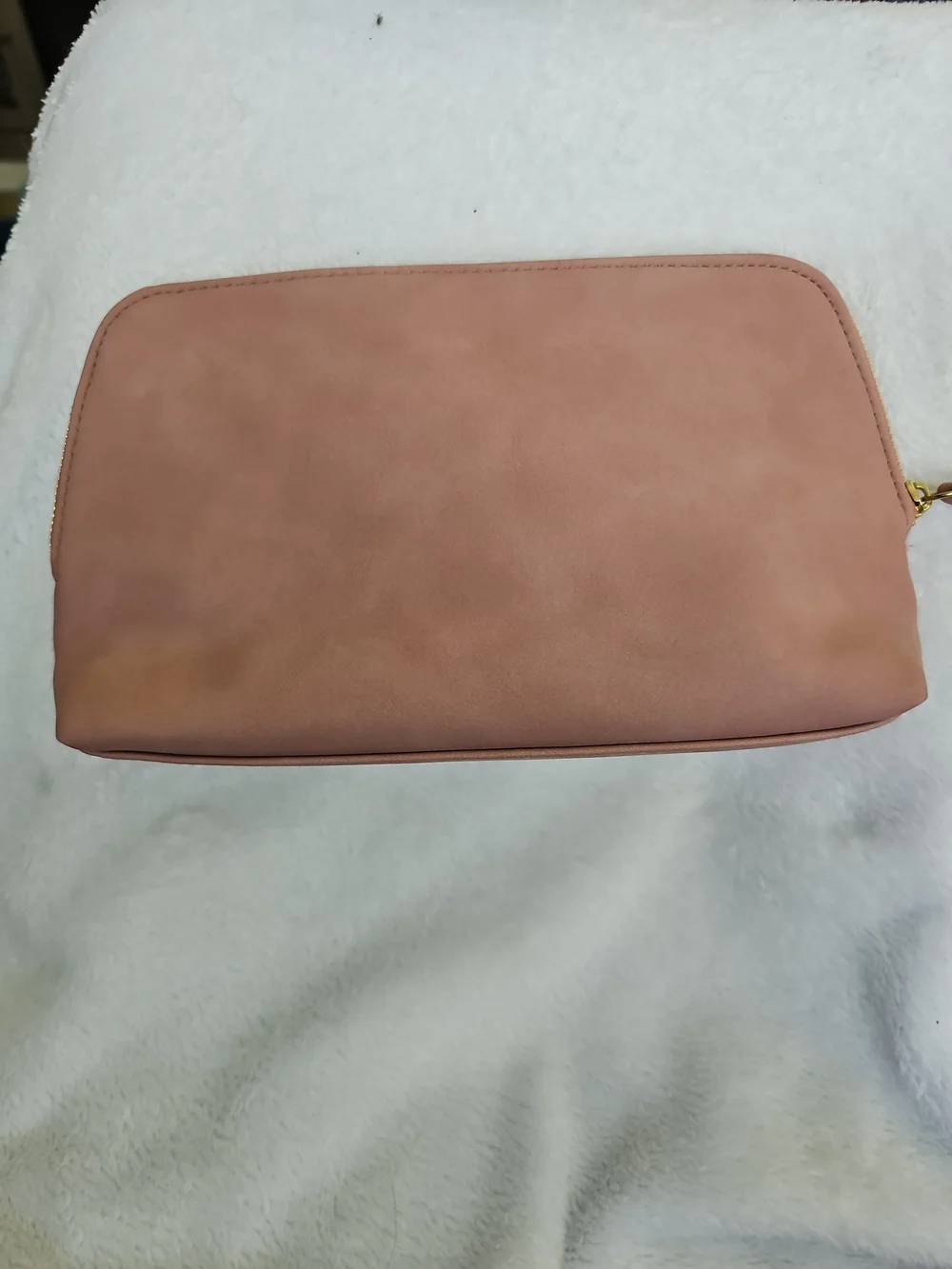 Beauty Expert Blush Pink Makeup Bag Travel Cosmetic Wristlet Pouch